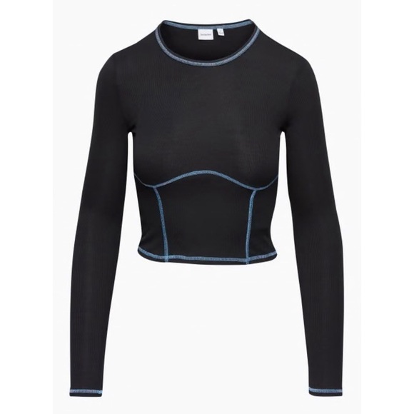 Aritzia Tops - •Sunday Best• Aritzia Long Sleeve Contrast Corset Top